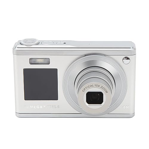 4K-Digitalkamera, Digitalkamera- für Reisen (Silver)