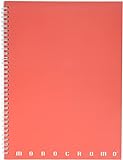 Pigna Monochrome Maxi mehrfarbig Notizbuch für Schreiben, 5-er Pack