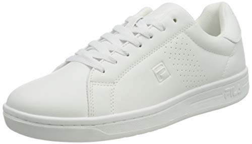 FILA Herren Crosscourt 2 F Low Sneaker, White/White, 44 EU