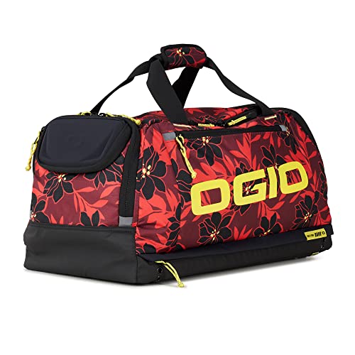 OGIO 35 Liter Fitness-Seesack, Rote Blumenparty, 35 Liter, 35 Liter Fitness Duffel Bag
