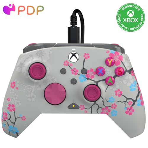 PDP Xbox REMATCH GLOW Wired controller BLOSSOM