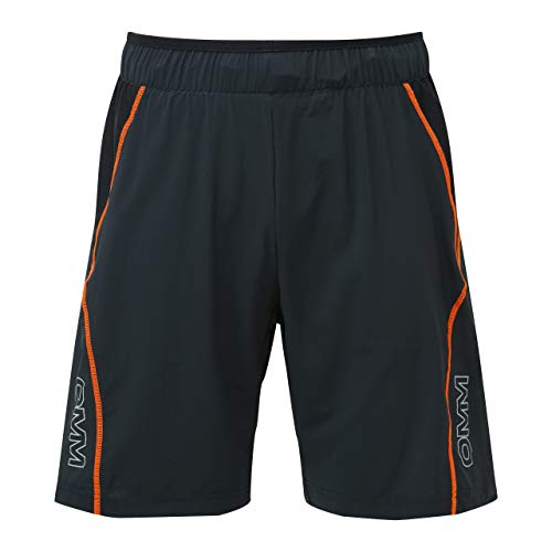M&O Omm Herren Pace Shorts S schwarz/orange