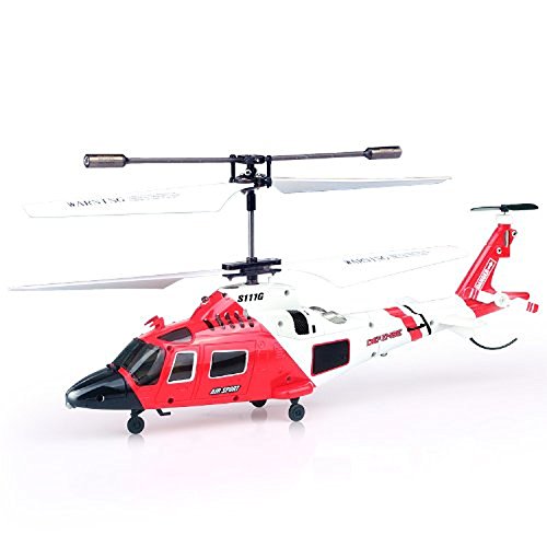 Syma S111G 3.5CH Mini Coast Guard Rescue Helicopter Hubschrauber mit Gyro