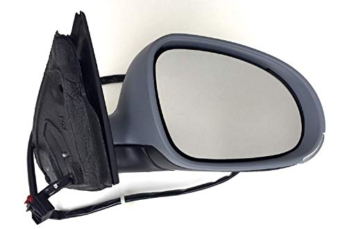 Pro!Carpentis Komplett-Außen-Spiegel rechts elektrisch verstellbar beheizt lackierbare Kappe Klarglas Blinker kompatibel mit Passat 3C_ 2005-2010