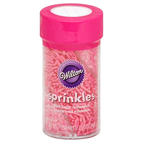 Wilton Sprinkles Twisted Pink Sugar & Jimmies 2.46 oz