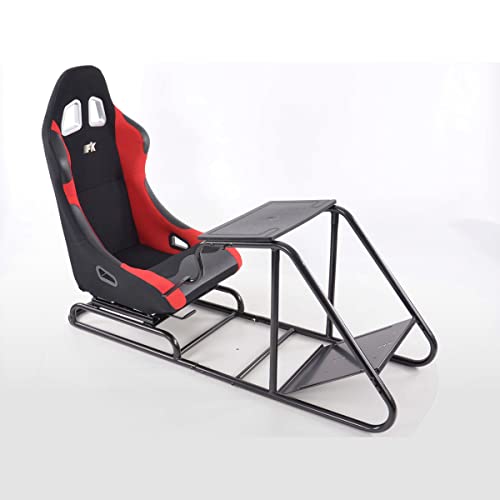 Game Seat für PC und Spielekonsolen Stoff schwarz/rot