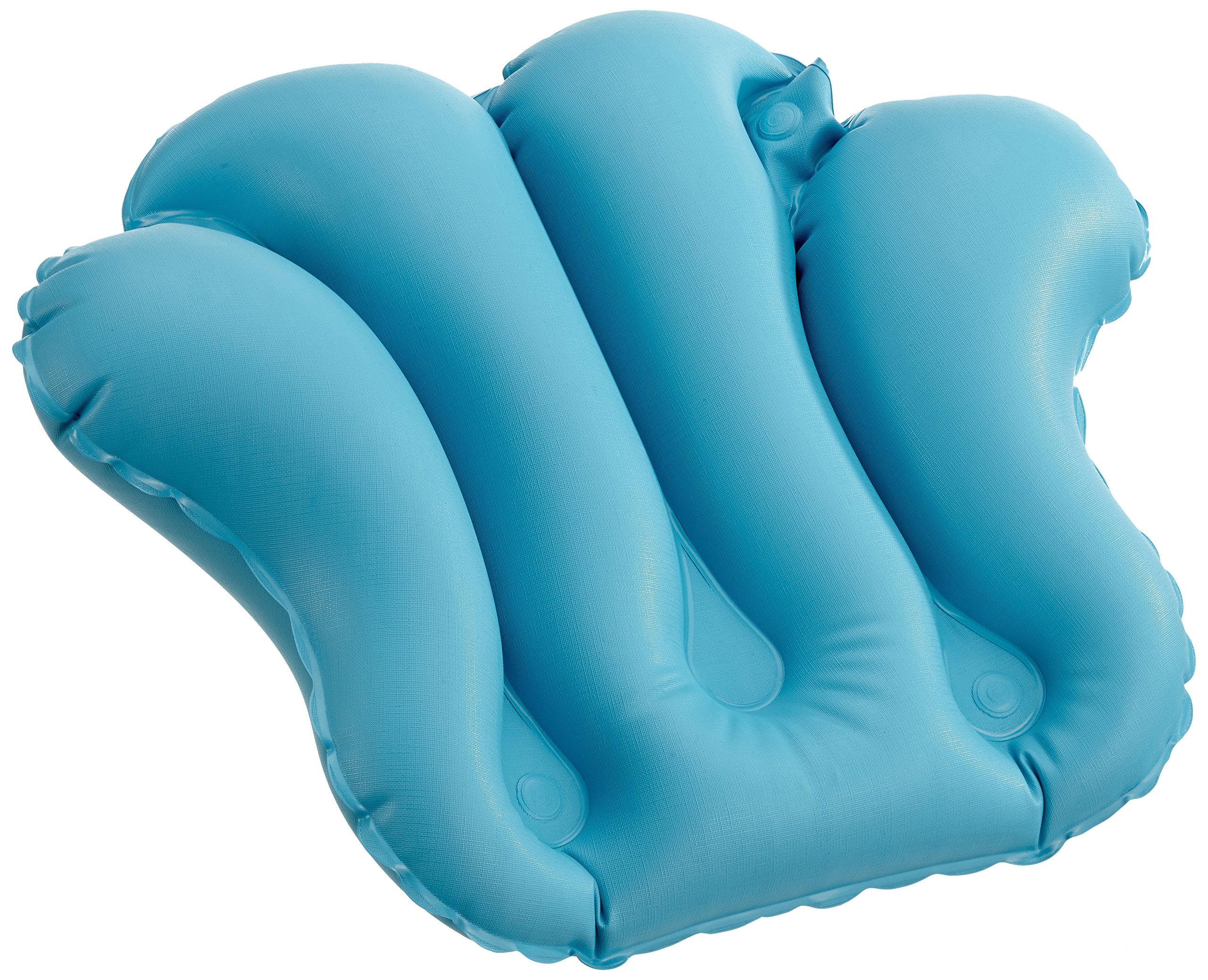 Dr. Winkler 433 Großes Badewannenkissen aufblasbar mit 4 Saugnäpfen, blau