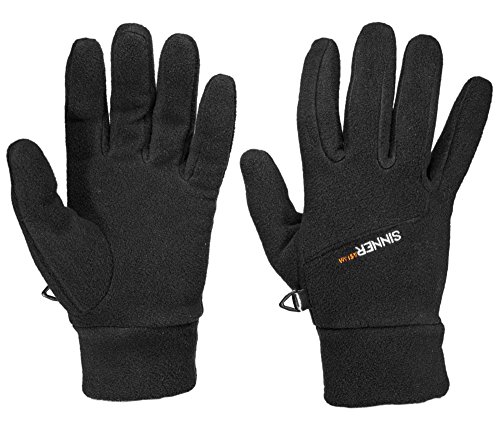 Sinner SHAMES Fleece Glove black _ Size 9,5 Unisex Erwachsene Handschuhe, Unisex, black, Fr: XL (Größe Hersteller: XL)