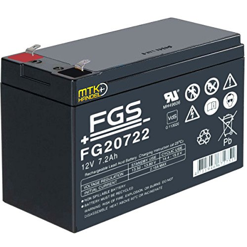 FGS FG20722 / 12V 7,2Ah AGM Blei Akku Batterie VDS