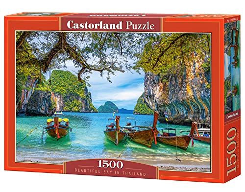 CASTORLAND Puzzle Compatible - Belle baie en Thaïlande (1500 pièces)