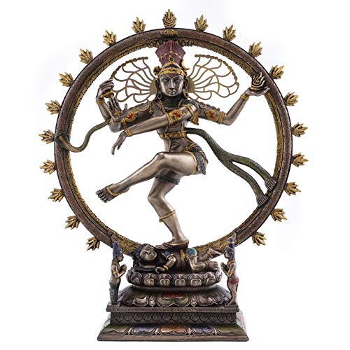 Lord Nataraja Tanzende Shiva Statue, real Bronze Powder Guss 10 1/2