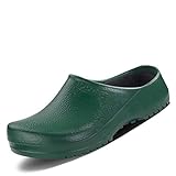Birki Super 068051, Unisex - Erwachsene Clogs & Pantoletten, weites Fußbett, PU, grün (Green), EU 40