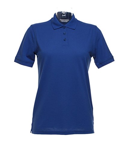 Klassisches Polo-Shirt mit Superwash für Damen Gr. 36, königsblau