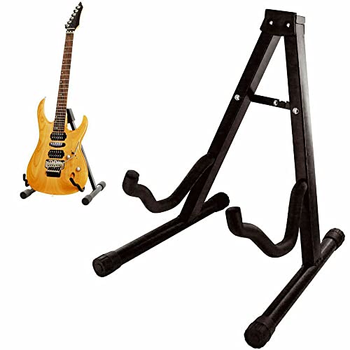 Tragbarer Gitarrenständer, faltbarer Universal-Präsentationsständer mit Rahmen für akustische E-Gitarren-Bass, leicht und langlebig