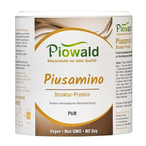 PIUSAMINO® PUR - 250g Pulver - Strukturprotein mit veganem Kollagenpulver