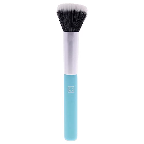 3INA Makeup - Vegan - Cruelty Free - The Foundation Brush - Pinsel für flüssige, cremefarbene oder pulverförmige Grundierungen - Weiche und synthetische Borsten - Flacher 52 g