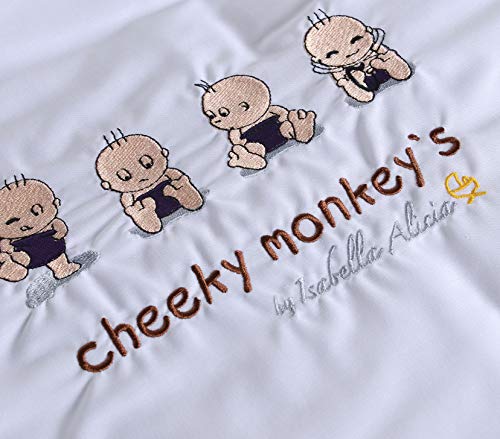 Isabella Alicia Cheeky Monkeys Babybettdecke, 0,2 kg