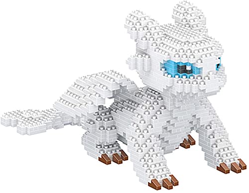 RSVT Mini Micro Diamond Building Blocks Drache Modell Ziegelsteine ​​Spielzeug (1260 Stücke),Weiß