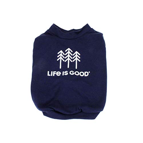 Coastal Life is Good Hunde-T-Shirt, Marineblau, Größe L (66 cm Umfang, 9 - 18 kg)