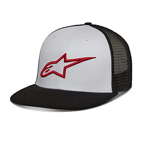 Alpinestars Mens Corp Trucker Baseball Cap, Rot (Rot/Schwarz 3010), Eine Größe (Size: OS)