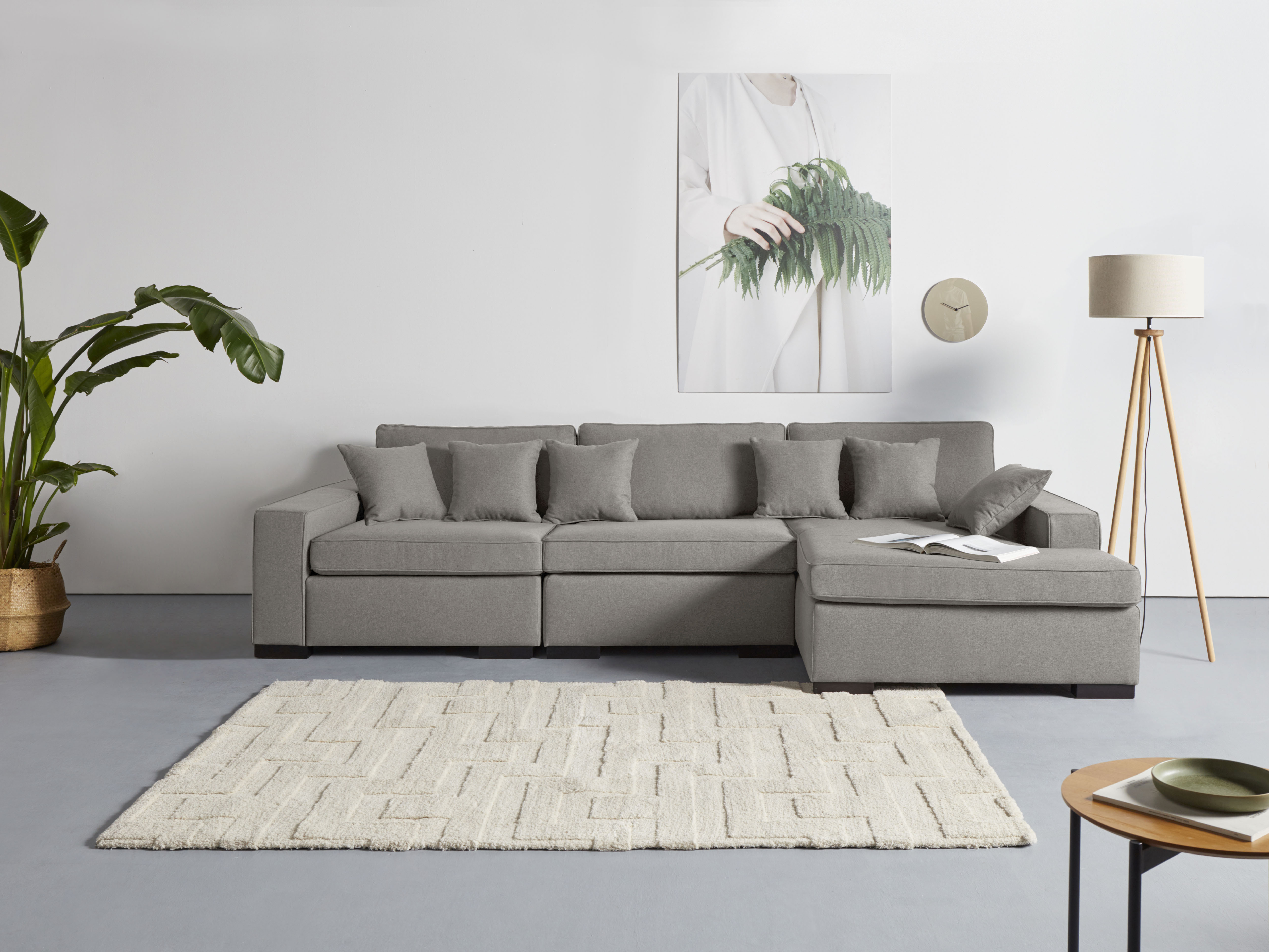Guido Maria Kretschmer Home&Living Ottomane "Skara", Lounge-Sofa mit Federkernpolsterung, in vielen Bezugsvarianten