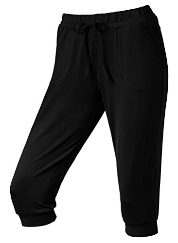 Schneider Sportswear Damen VENTURAW-3/4-Hose Hose, schwarz, 42
