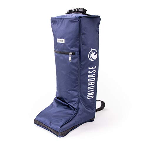 UNIQHORSE Stiefeltasche - Tasche für Reitstiefel - Für Reiter entwickelt (Navy)