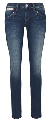 Herrlicher Damen Piper Slim Cashmere Touch Denim Jeans, Redemption L32, W29/L32
