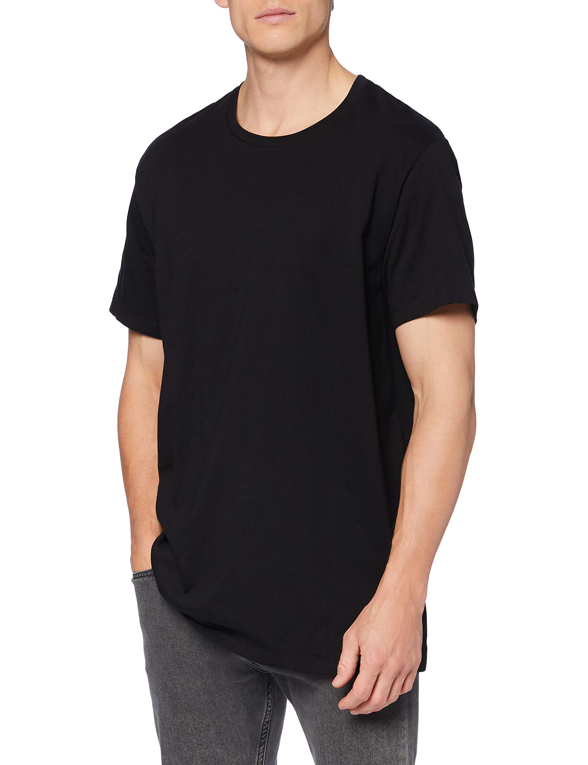 Calvin Klein Herren 3er Pack T-Shirts Kurzarm Rundhalsausschnitt, Schwarz (Black), XL