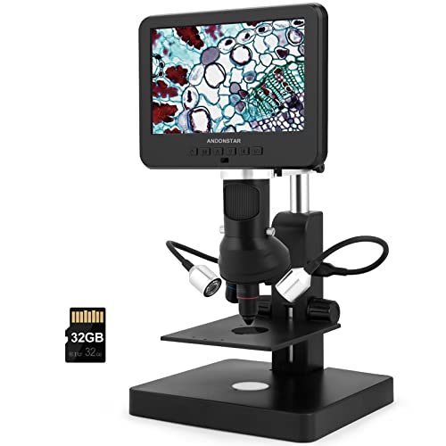 Andonstar AD246SP 4000X UHD 2160P HDMI Digitales Mikroskop für Biologisches Mikroskop Kit, PCB Löten Mikroskop für Telefon Uhr Reparatur