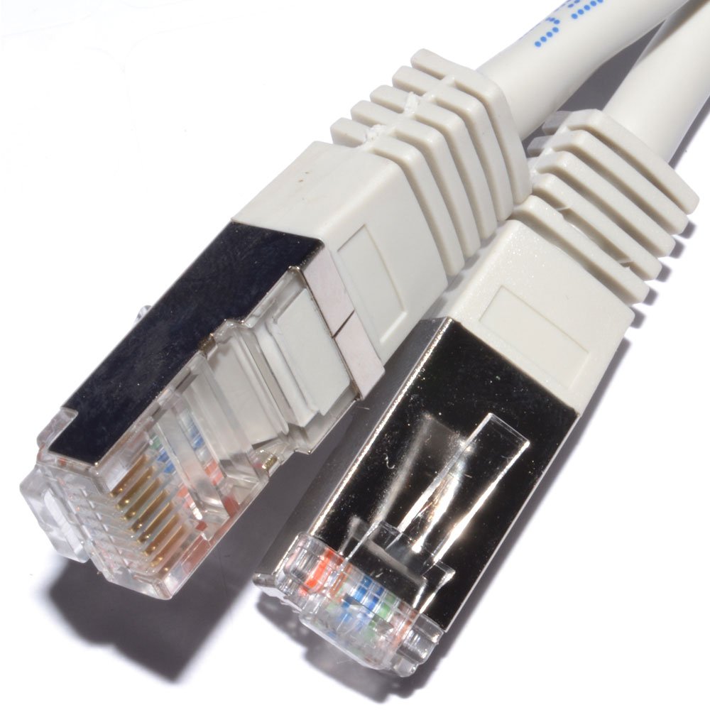 Netzwerk CAT5e FTP Ethernet LAN Abgeschirmtes Patchkabel Kabel Anschlusskabel 20 m Grey [20 Meter/20m]