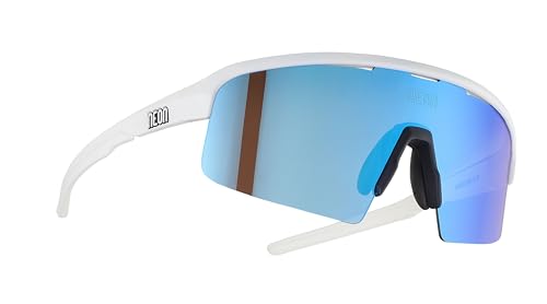 Neon Damen-Sonnenbrille Arrow 2.0 - White Matt, Mirrortronic Blue