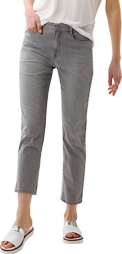 BRAX Damen Style Caro S Ultralight Denim Bootcut Jeans, Used Light Grey, W29/L32 (Herstellergröße: 38)