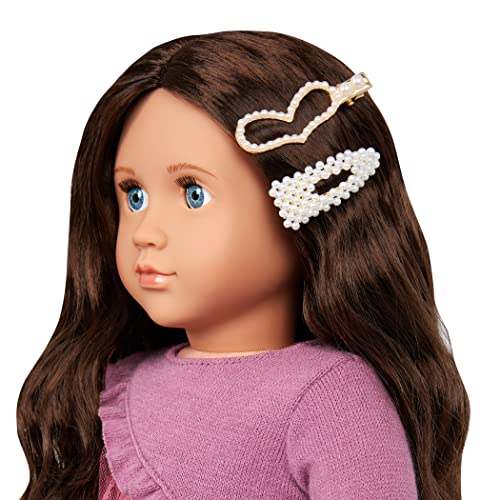Our Generation BD35148Z Haarschmuck mit Perlen - Haarspange, Klammer, Accessoire, Haarclip – Kinder Spielzeug ab 3 Jahre - 45431 HCM Kinzel