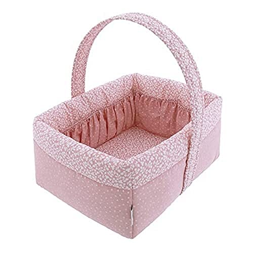 Cambrass 45980 Layette Basket 22.5x29x29 cm Forest Pink, rosa