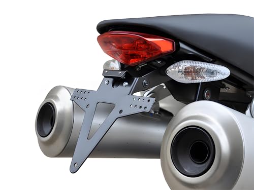 kompatibel mit: Ducati Monster 796 BJ 2010-14/1100 / EVO BJ 2009-13 Kennzeichenhalter Kennzeichenträger Nummernschild Halter/Halteplatte