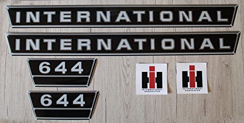 IHC/Mc Cormick Aufkleber international 644 Silber Logo Emblem Sticker Label Set groß