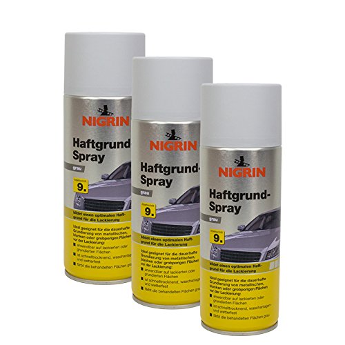 NIGRIN 3x 74115 Haftgrund-Spray 400 ml