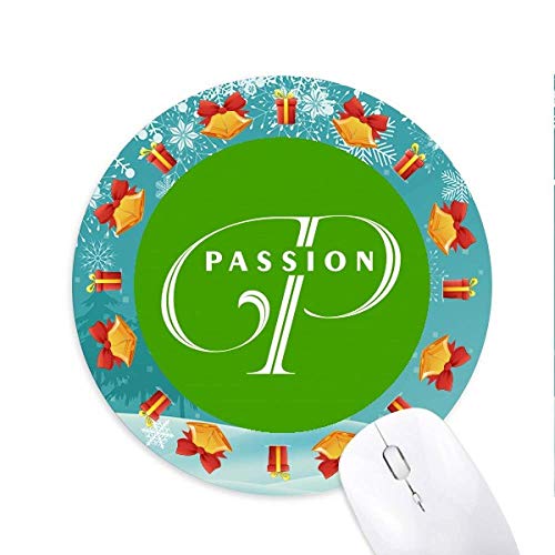 Letter Expression Passion Mousepad Rundgummi Maus Pad Weihnachtsgeschenk