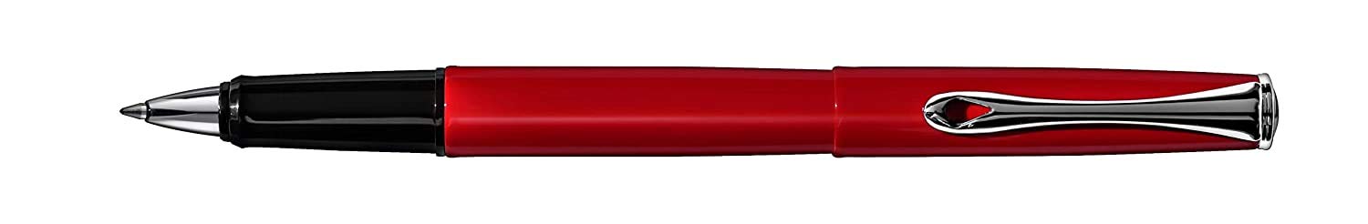 DIPLOMAT - Tintenroller Esteem Lack Rot - Schick und elegant - 5-Jahre-Garantie - Lack Rot
