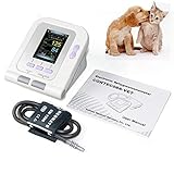 QNMM Digitale Veterinär-Blutdruckmessmanschette, Elektronisches Blutdruckmessgerät Für Die Tierpflege Von Hunden/Katzen/Haustieren, 3 Modus 3-Manschetten