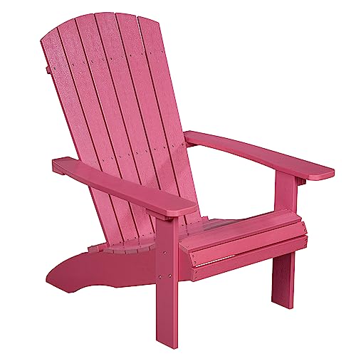 NEG Design Adirondack Stuhl Marcy (pink) Westport-Chair/Sessel aus Polywood-Kunststoff (Holzoptik, wetterfest, UV- und farbbeständig)