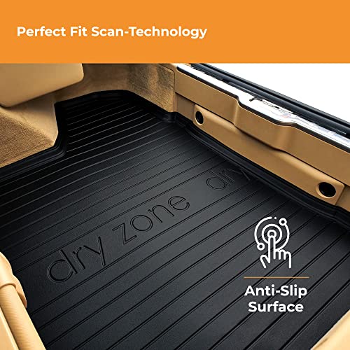 FROGUM DryZone Gummimatte Ganzjährige Praktische Auto Kofferraummatte Kofferraumwanne passend für Mercedes-Benz S-Klasse W222 2013-2020 | Hohe Kante | Robust und langlebig
