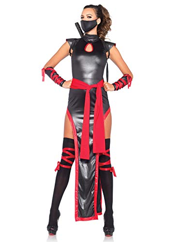 Leg Avenue 85400 - Schatten-Ninja-Damen kostüm, Größe Small (EUR 36)