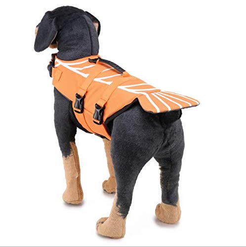 Werse Reflektierende Schwimmanzug Hunde-Badeanzug - Orange - S