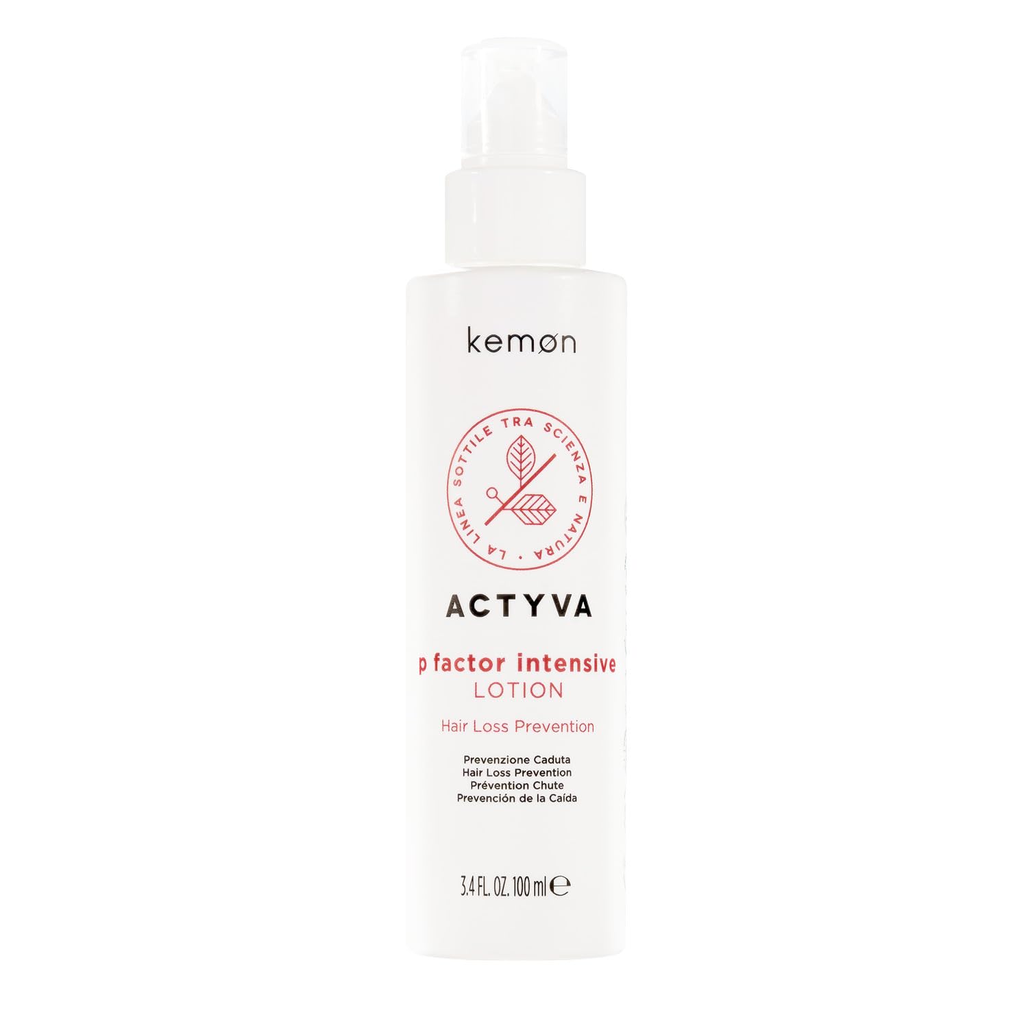 Kemon - Actyva P Factor Lotion Intensive, Lotion zur Prävention von Haarausfall angereichert mit pflanzlichen Stammzellen - 100 ml