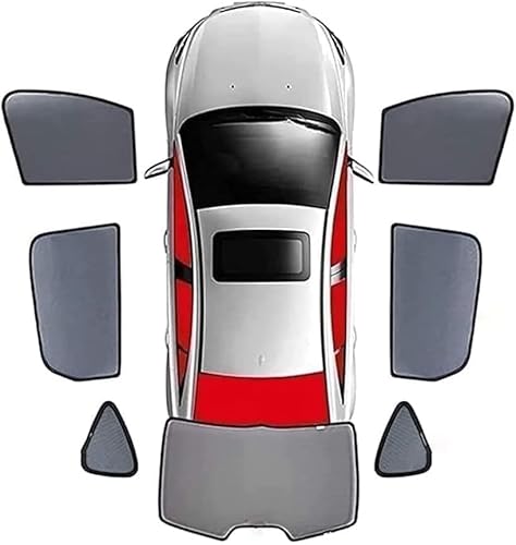 Auto Seitenscheibe Sonnenschutz für Volvo XC60 2014-2017, Autofenster Seitenfenster PrivatsphäRe Schutz Sonnenblende, Auto Zubehör,E/7pcs-wholecar