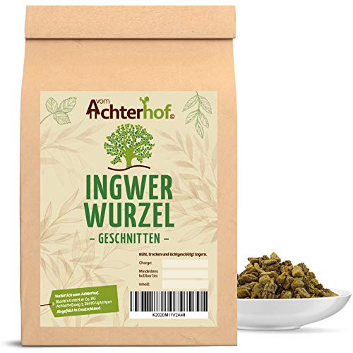 1 kg Ingwerwurzel geschnitten getrocknet Ingwer Tee Kräutertee vom-Achterhof