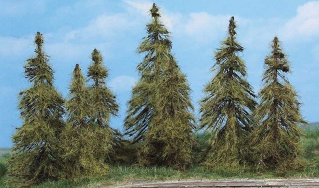 Heki 2174 Lärchenbaum, 7 Stück, Höhe 11 cm, Mehrfarbig