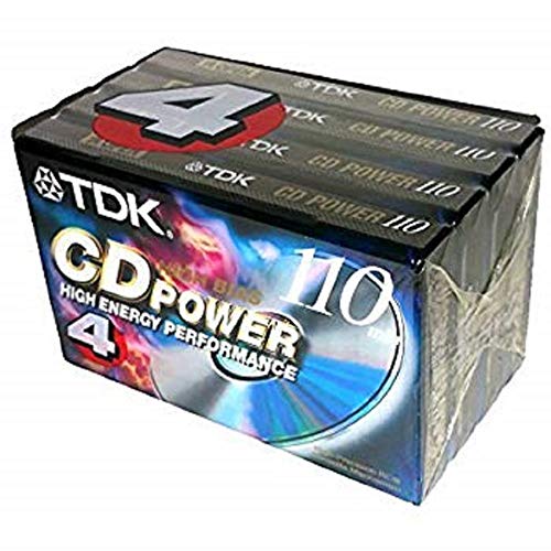 4er Pack TDK CD Power 110 Typ II (CrO2) High Bias New blank Audio Kassetten